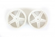 White Super Star Front Rims 2P (06008)